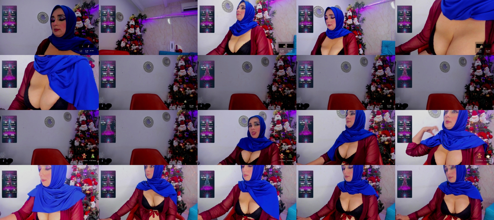 HijabiMilf kissing Webcam SHOW @ 29-12-2023