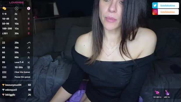 Estellekokine play Webcam SHOW @ Cam4 13-01-2025