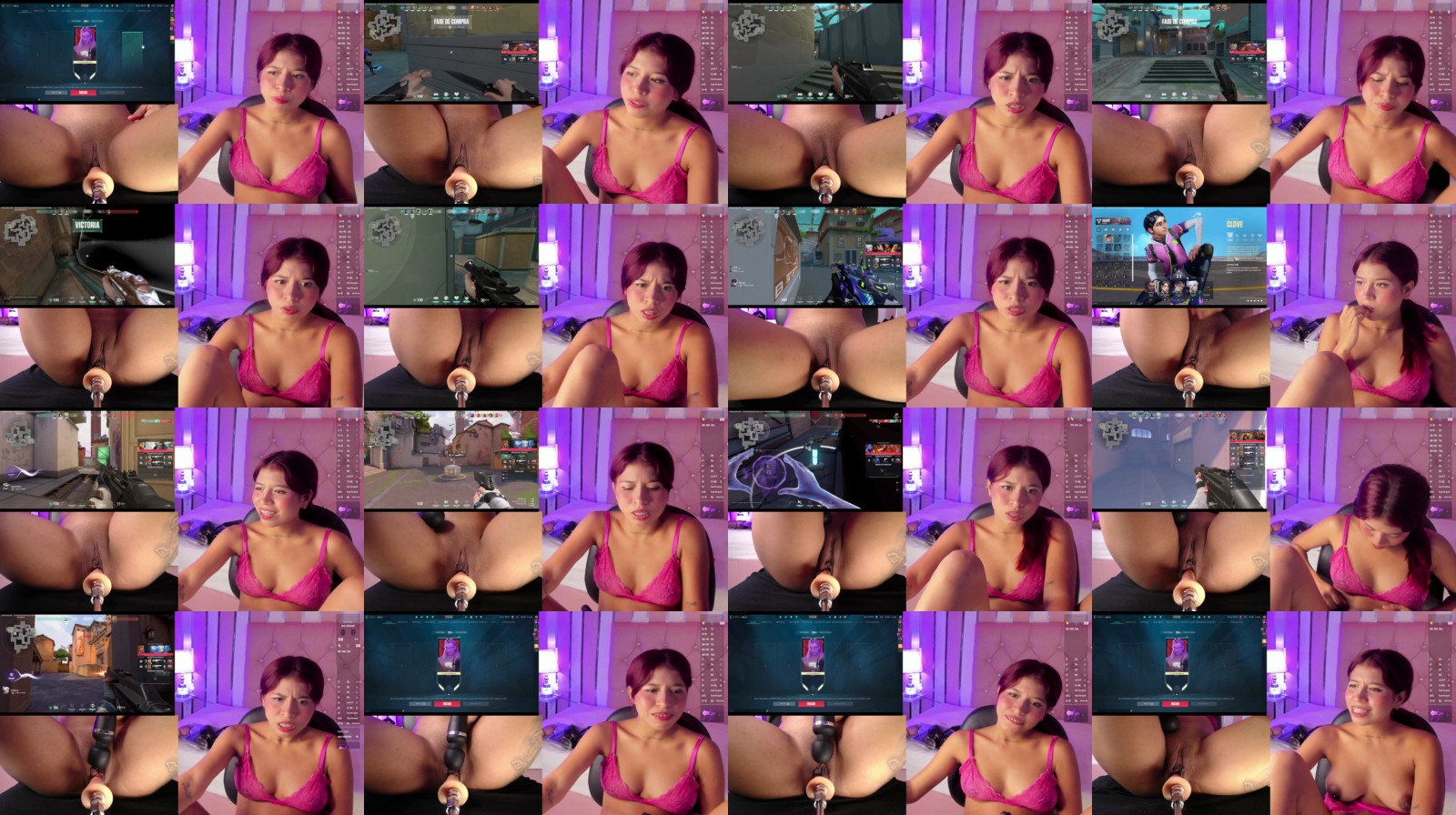 XimenaReid spanking Webcam SHOW @ Cam4 27-04-2025