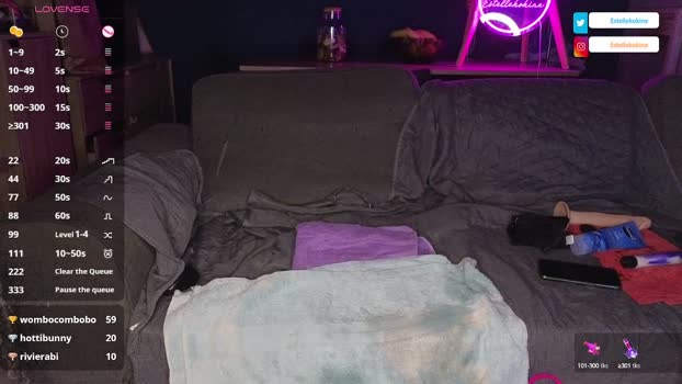 Estellekokine suckcock Webcam SHOW @ Cam4 09-05-2025