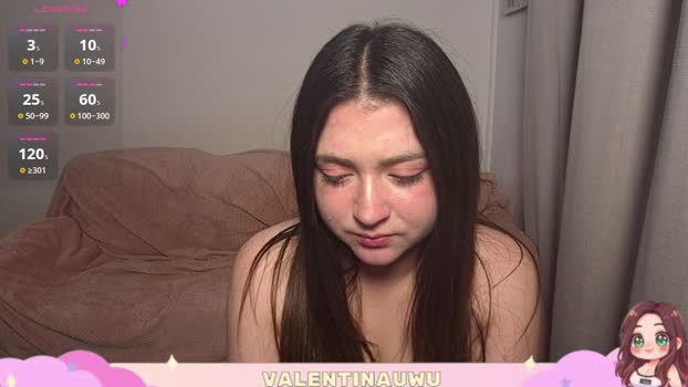 Valentinauwu sexygirl Webcam SHOW @ Cam4 12-09-2025