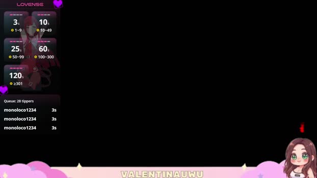 Valentinauwu fuckher Webcam SHOW @ Cam4 02-10-2025